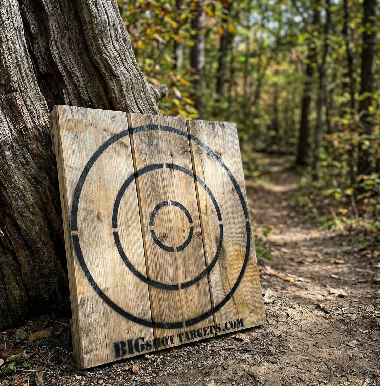 BIGshot Wooden Knife & Star Throwing Target – Cabinet Grade Plywood