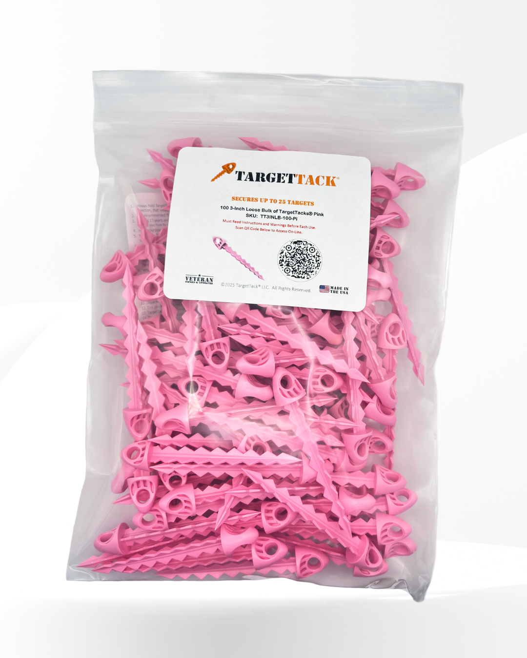 100 3-Inch Loose Bulk of TargetTacks®