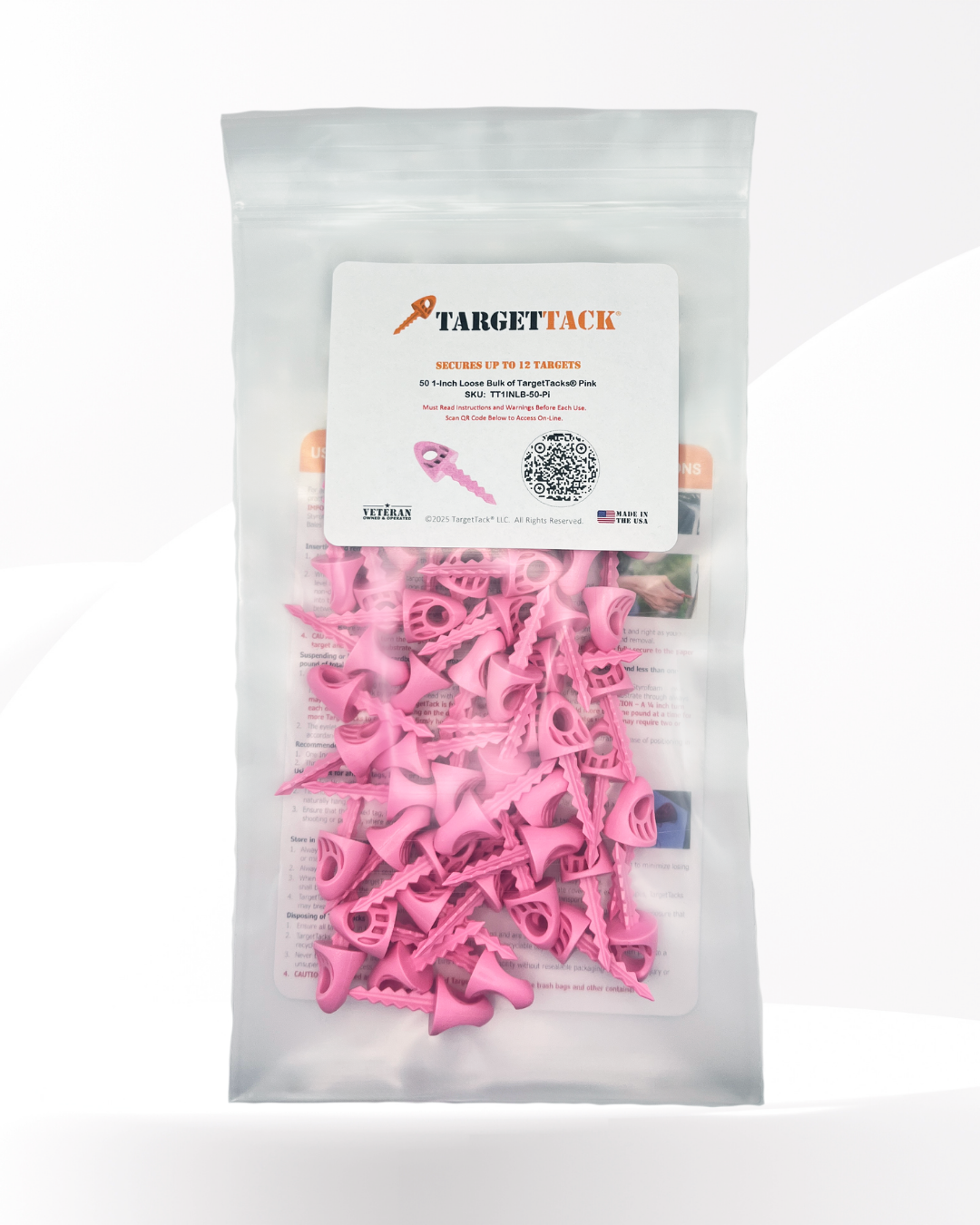 50 1-Inch Loose Bulk of TargetTacks®