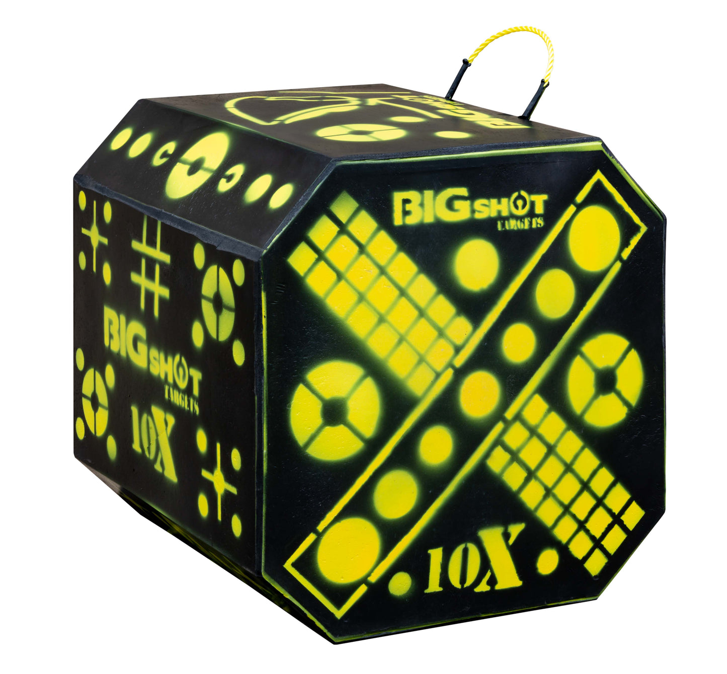 Titan 10X HD Octagonal Foam 3D Archery Target with 10 Shootable Faces and Over 150 Aiming Points, Rated for Up to 505 FPS