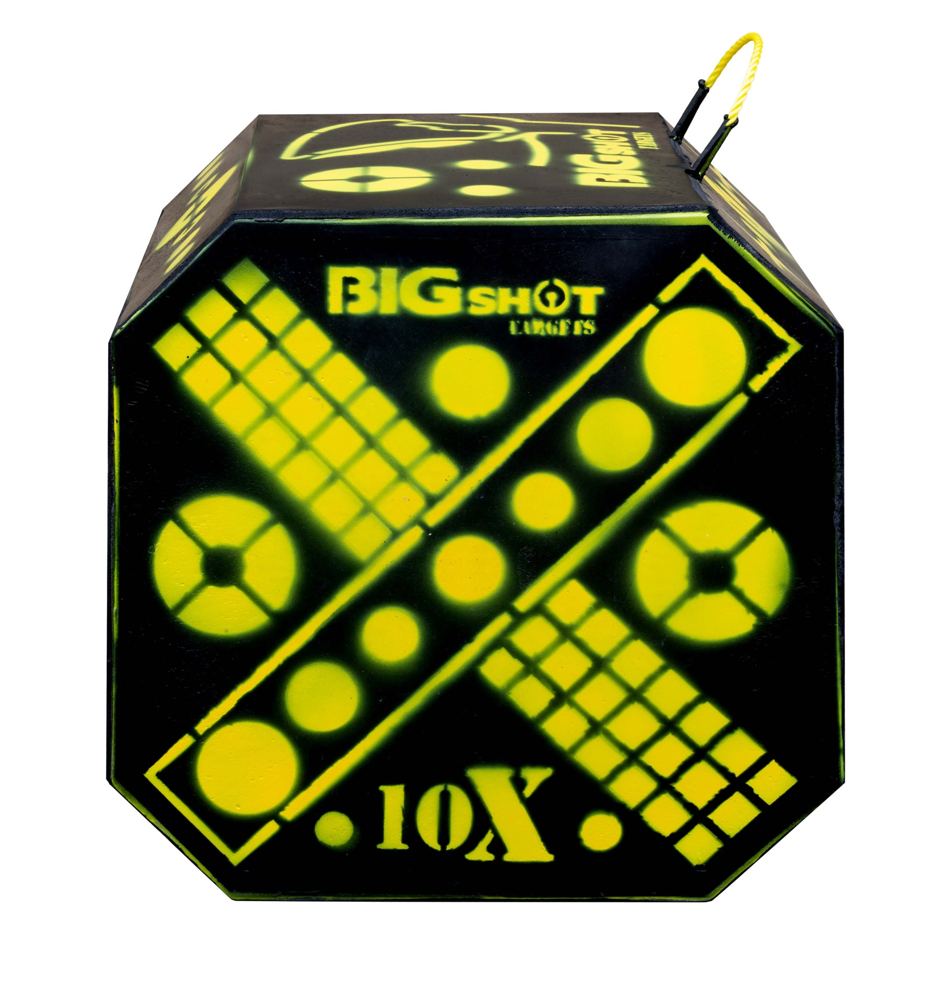 Titan 10X HD Octagonal Foam 3D Archery Target with 10 Shootable Faces and Over 150 Aiming Points, Rated for Up to 505 FPS