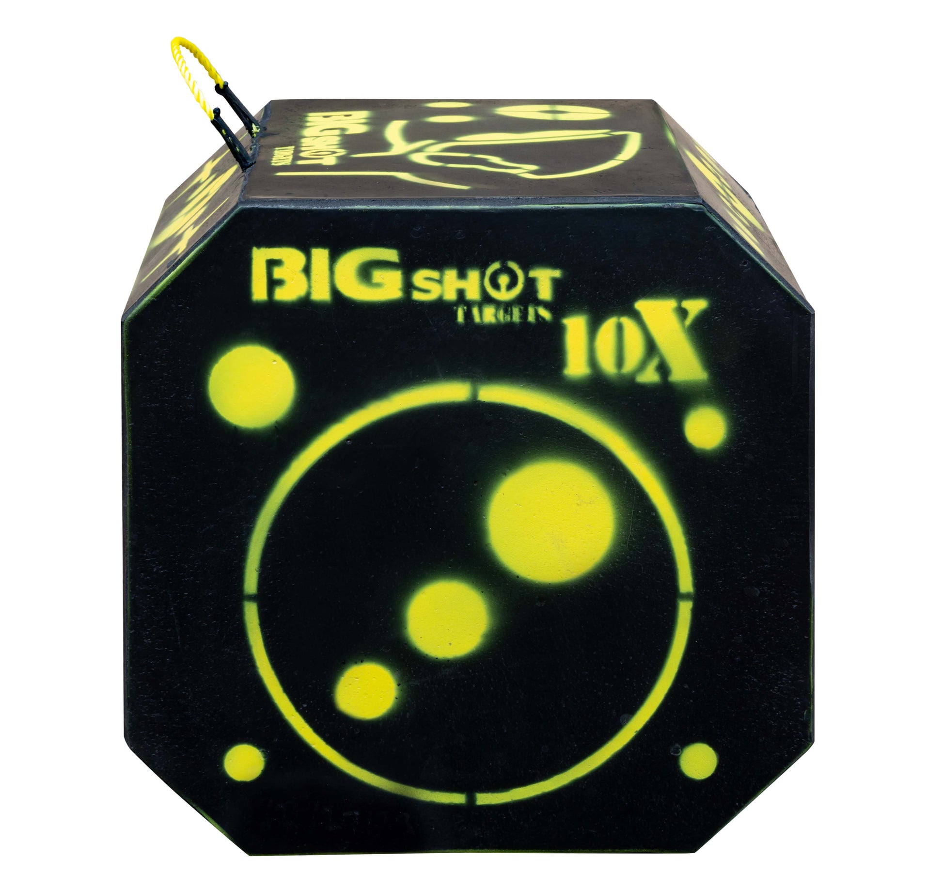Titan 10X HD Octagonal Foam 3D Archery Target with 10 Shootable Faces and Over 150 Aiming Points, Rated for Up to 505 FPS