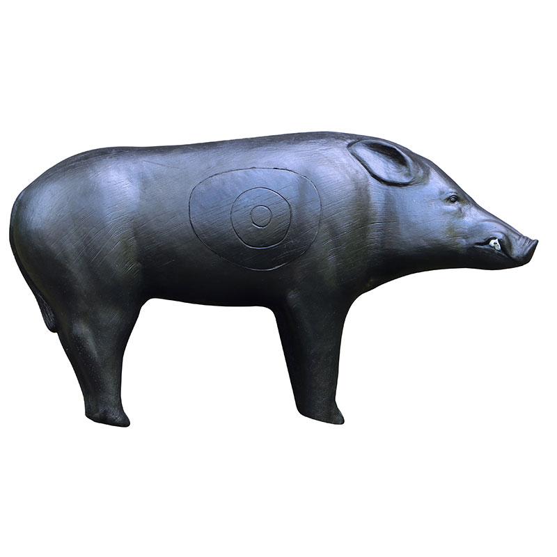 Rugged Black Boar Foam 3D Archery Target for Realistic Hunting Practice