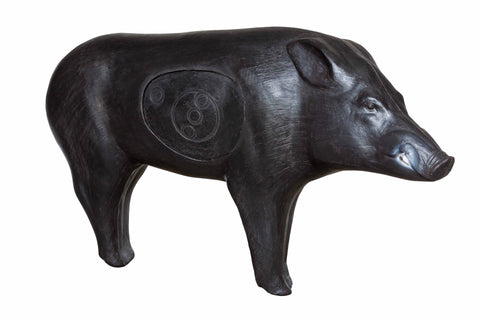 Rugged Black Boar Foam 3D Archery Target for Realistic Hunting Practice