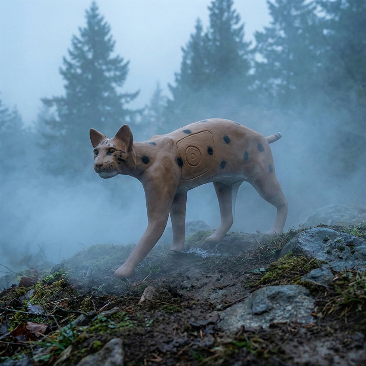 Real Wild 3D Competition Bobcat Archery Target with EZ Pull Foam