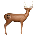 Pro Hunter Double Duty Buck White Tail Deer Foam 3D Archery Target with Target Painted on Back for Broadhead Shot Tuning