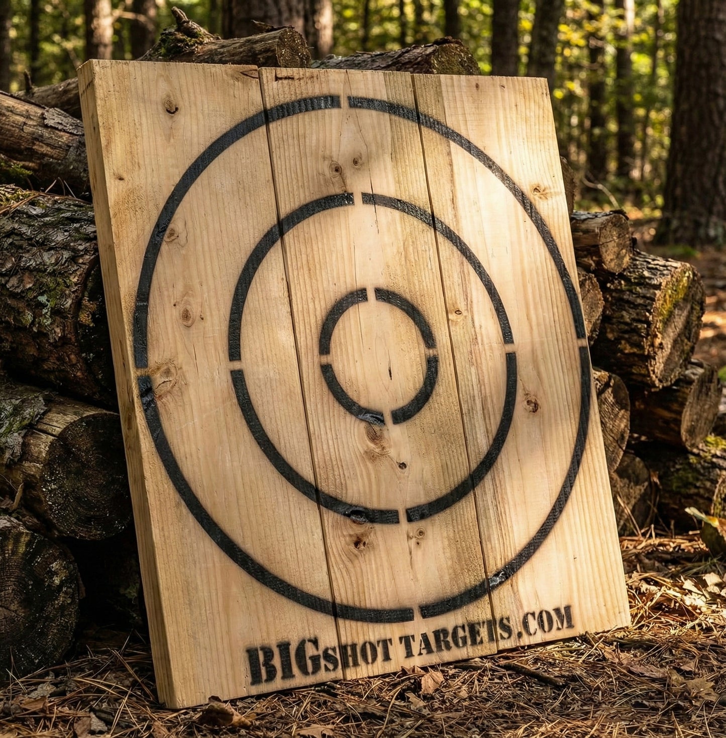 BIGshot Wooden Knife & Star Throwing Target – Cabinet Grade Plywood