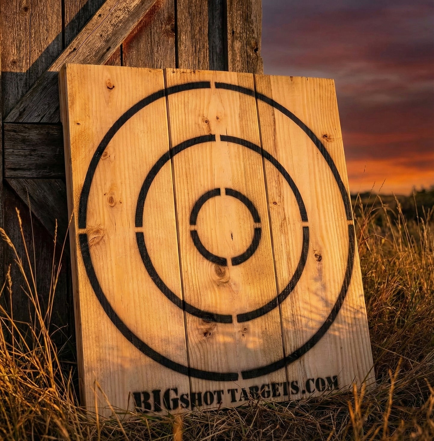 BIGshot Wooden Knife & Star Throwing Target – Cabinet Grade Plywood