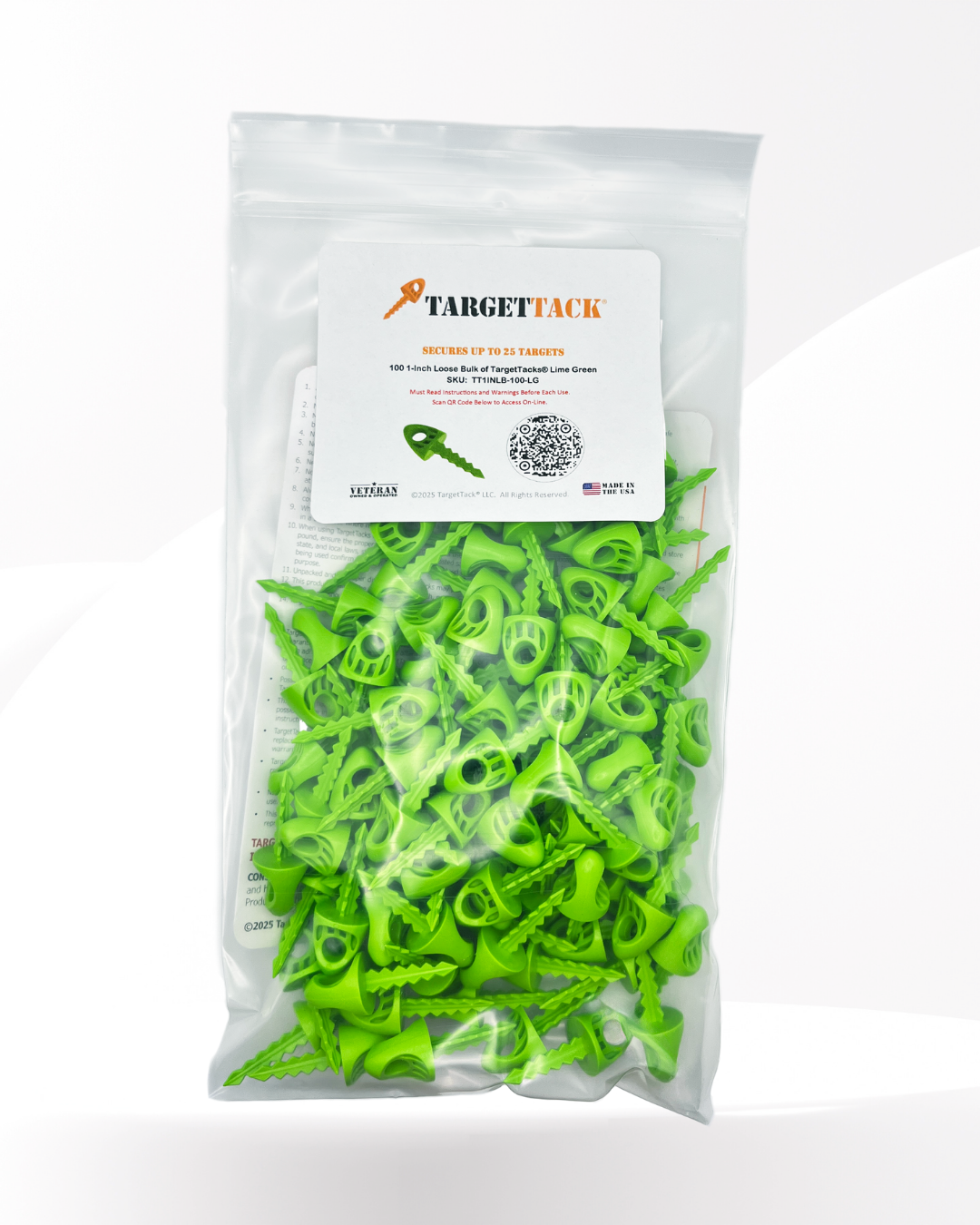 100 1-Inch Loose Bulk of TargetTacks®