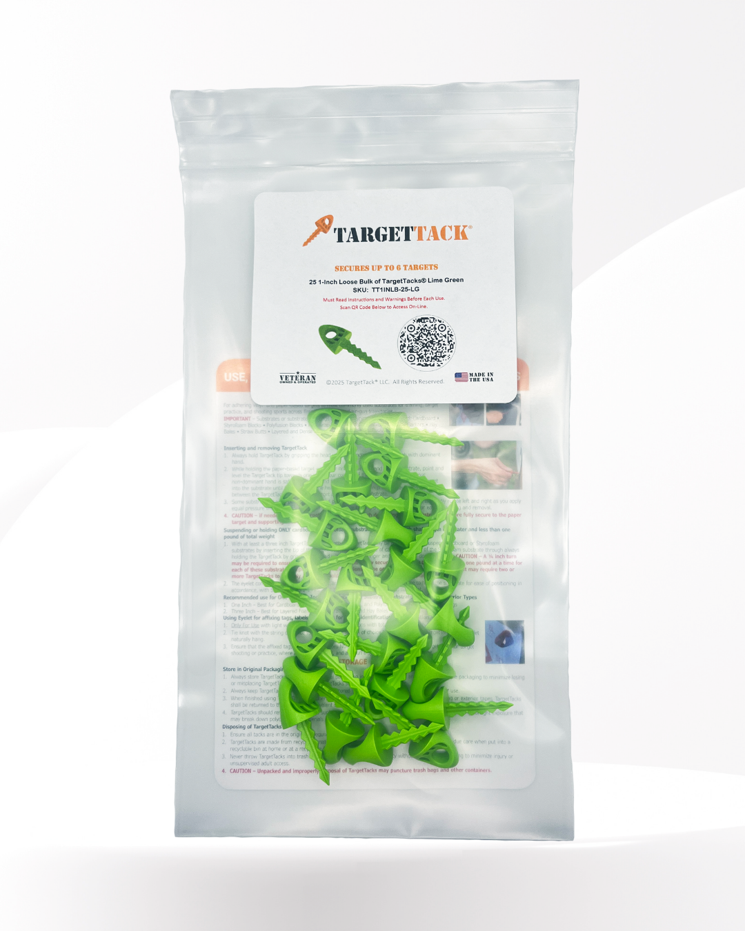 25 1-Inch Loose Bulk of TargetTacks®