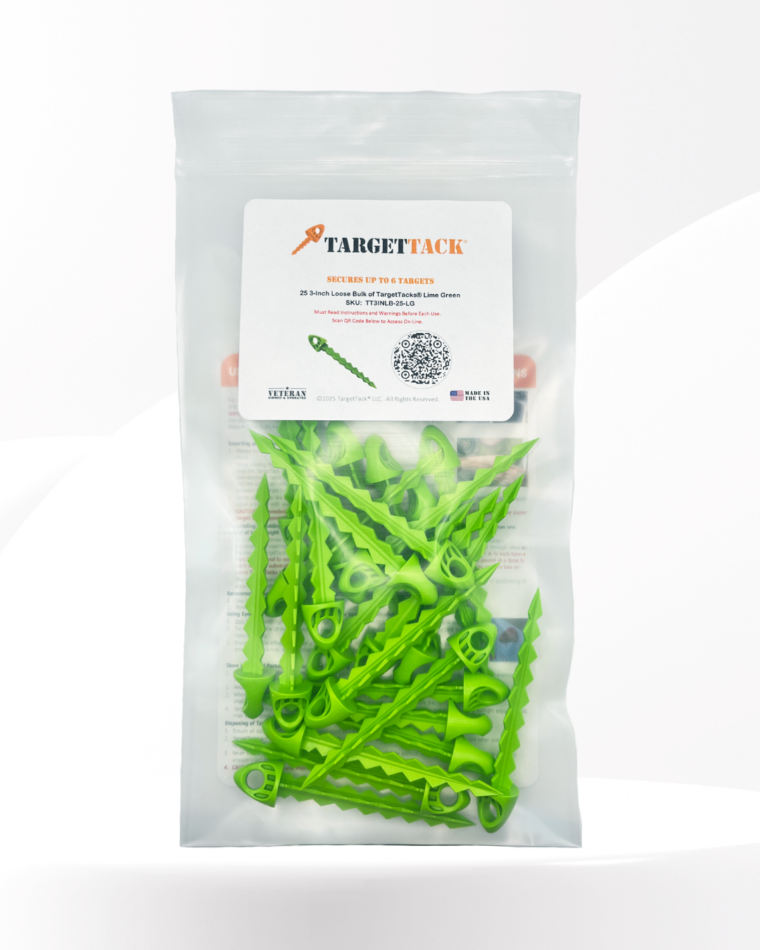 25 3-Inch Loose Bulk of TargetTacks®