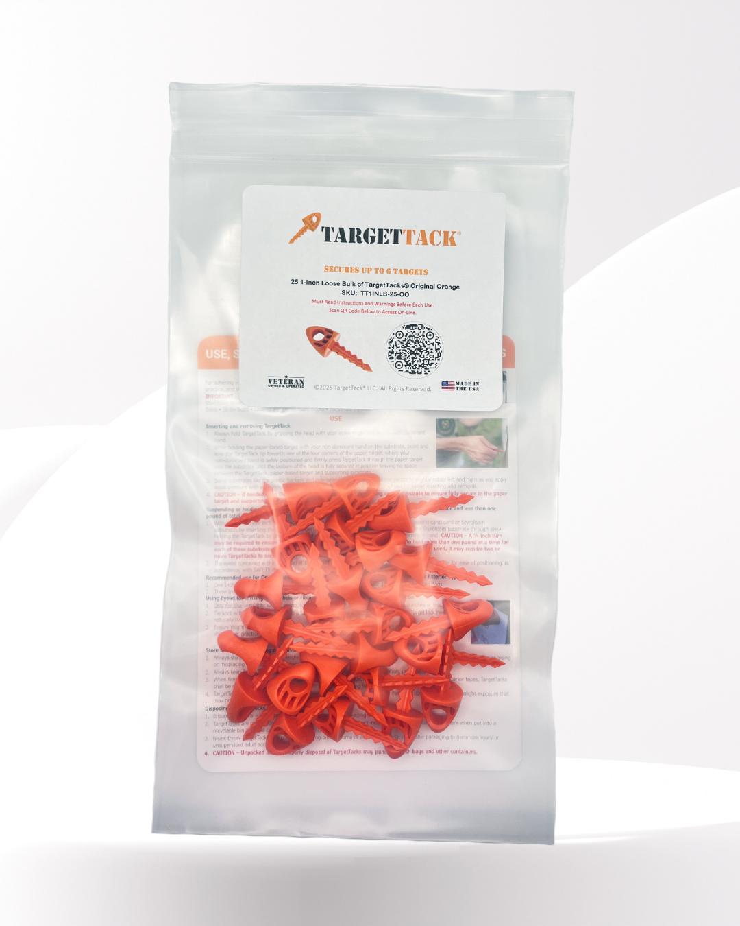 25 1-Inch Loose Bulk of TargetTacks®