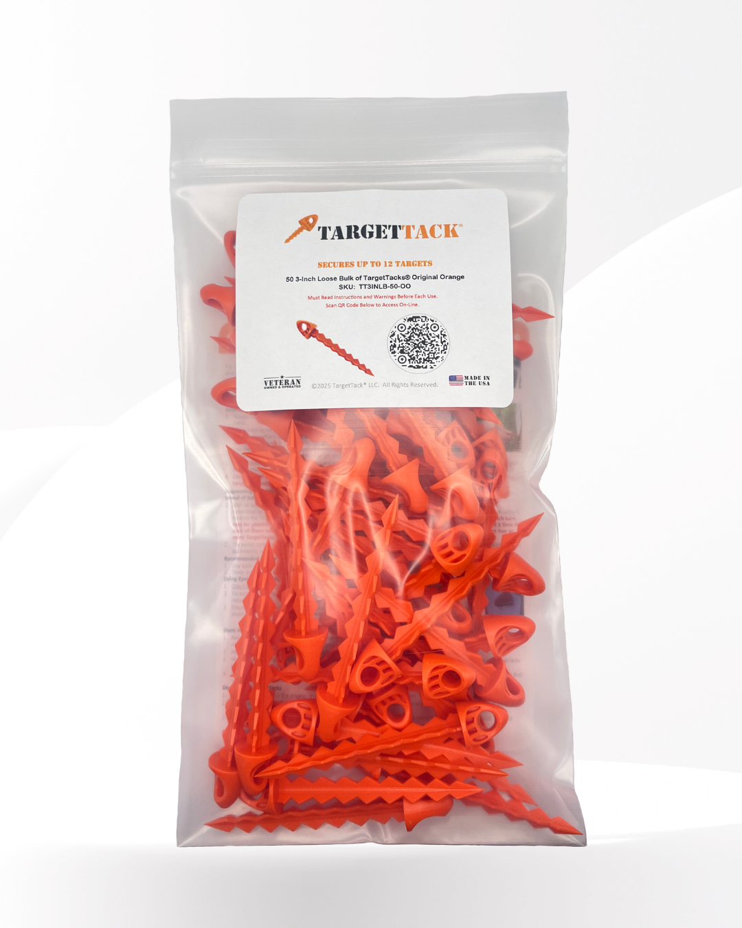 25 3-Inch Loose Bulk of TargetTacks®
