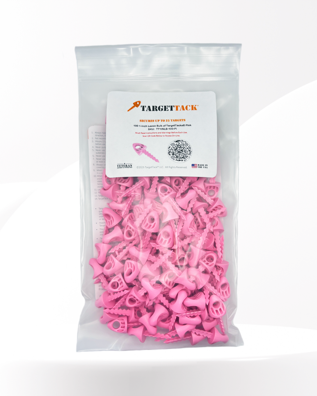 100 1-Inch Loose Bulk of TargetTacks®