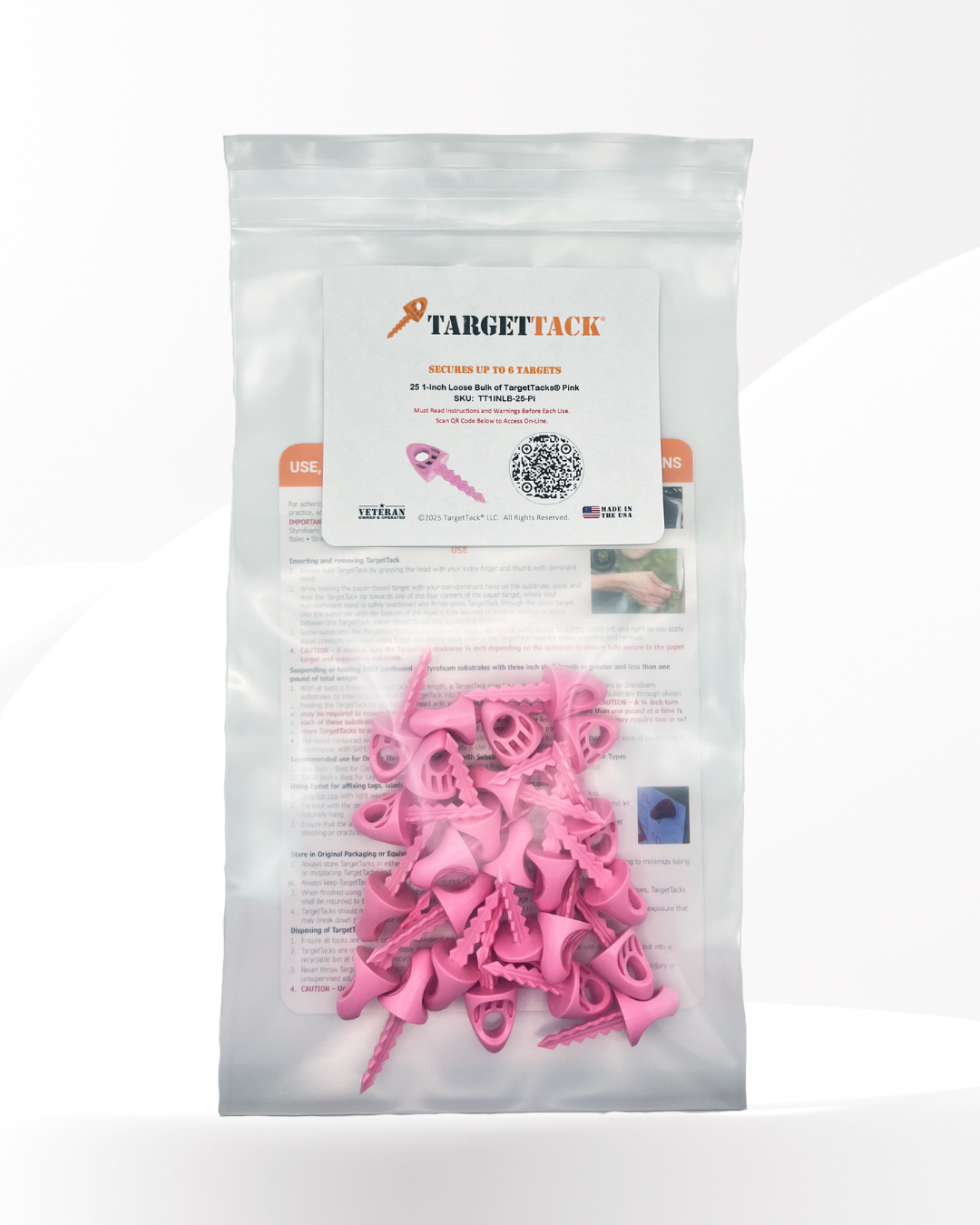 25 1-Inch Loose Bulk of TargetTacks®