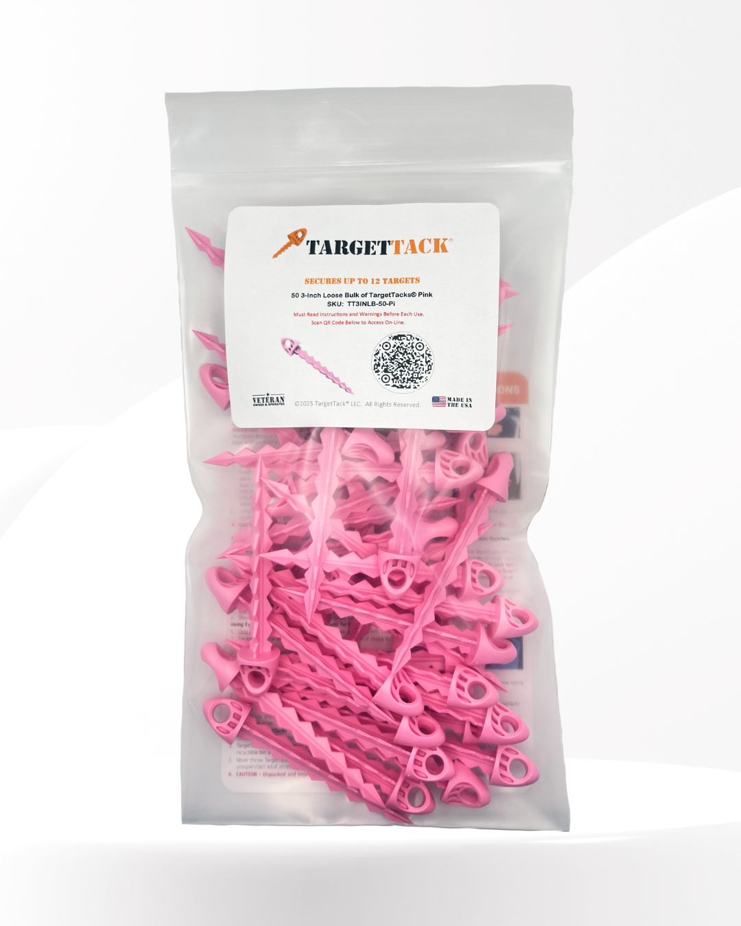 50 3-Inch Loose Bulk of TargetTacks®