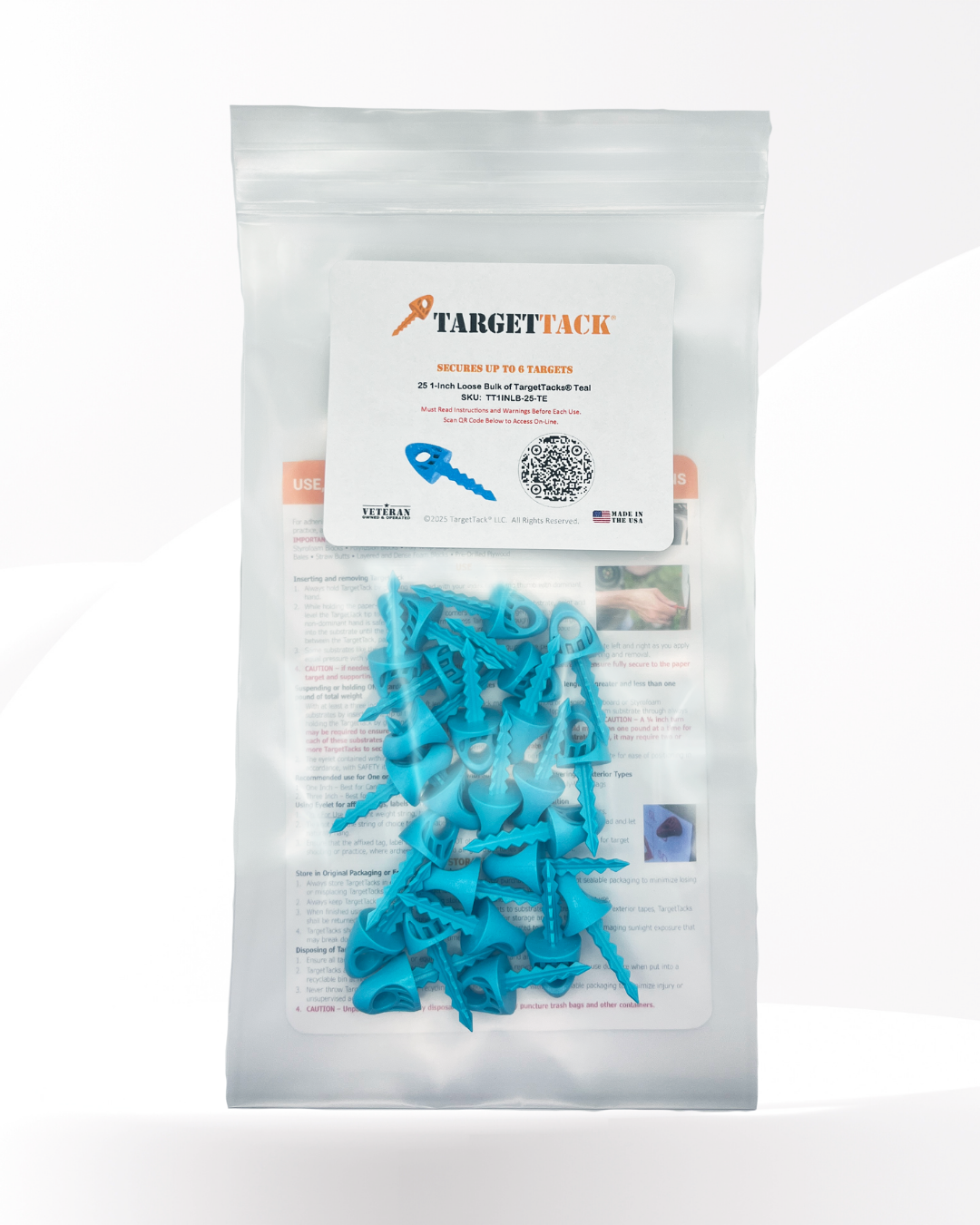 25 1-Inch Loose Bulk of TargetTacks®