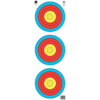 Maple Leaf TA-40cm Vertical 3 Spot Target Face