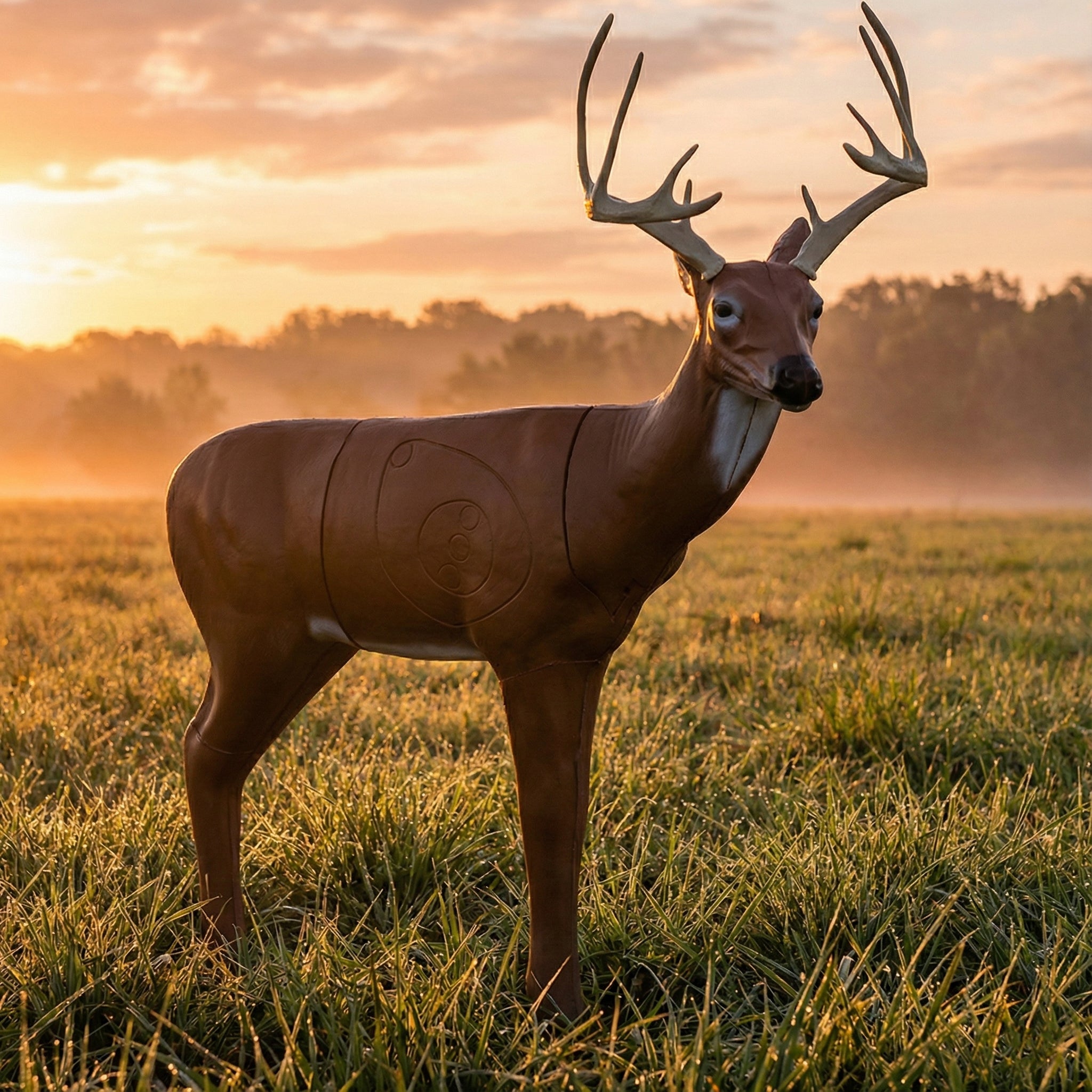 Real Wild 3D Medium Series Sneak Deer Archery Target with EZ Pull
