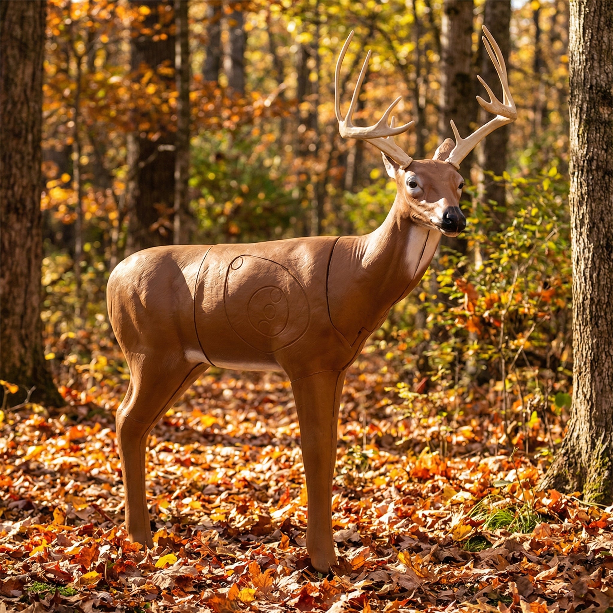 Real Wild 3D Medium Series Sneak Deer Archery Target with EZ Pull