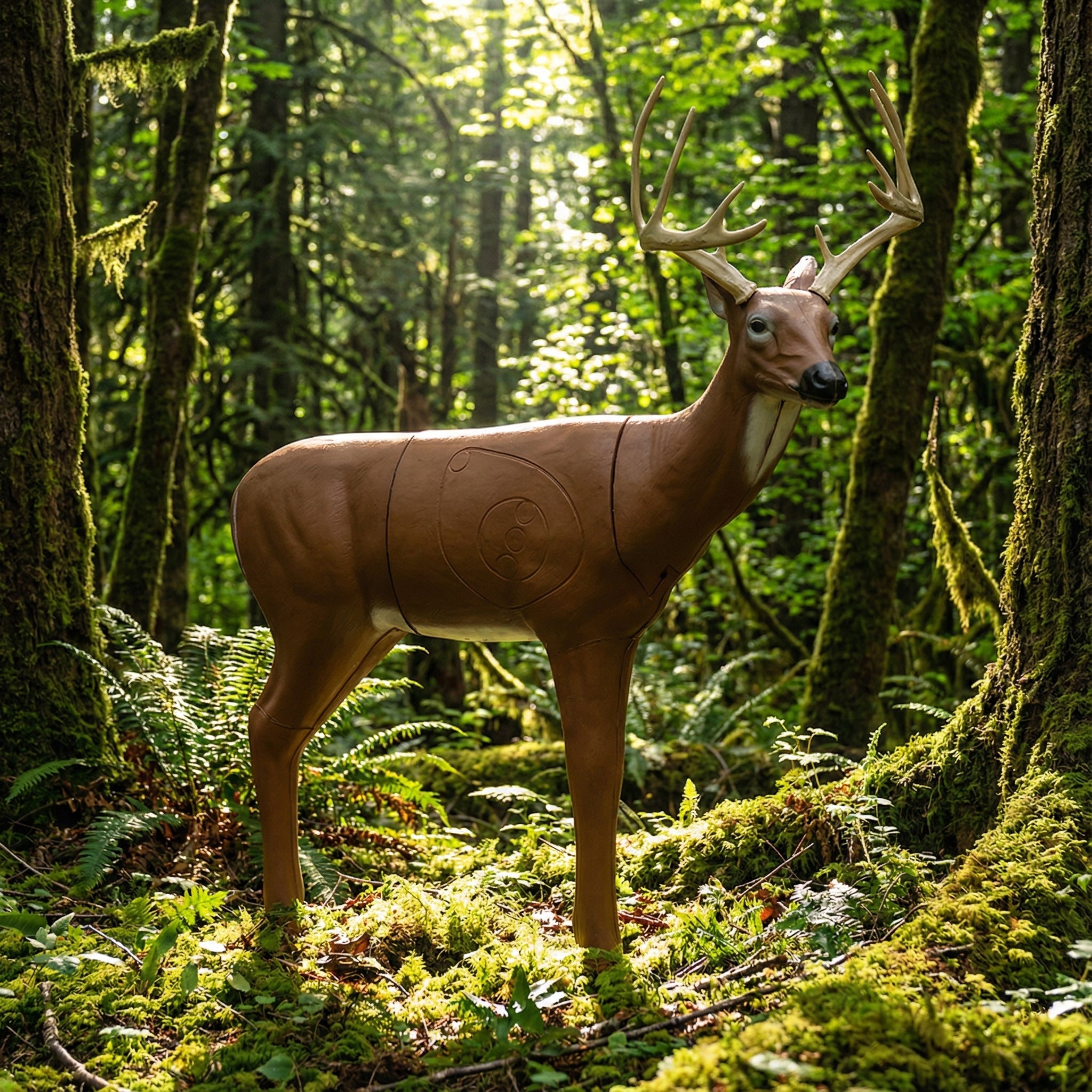 Real Wild 3D Medium Series Sneak Deer Archery Target with EZ Pull