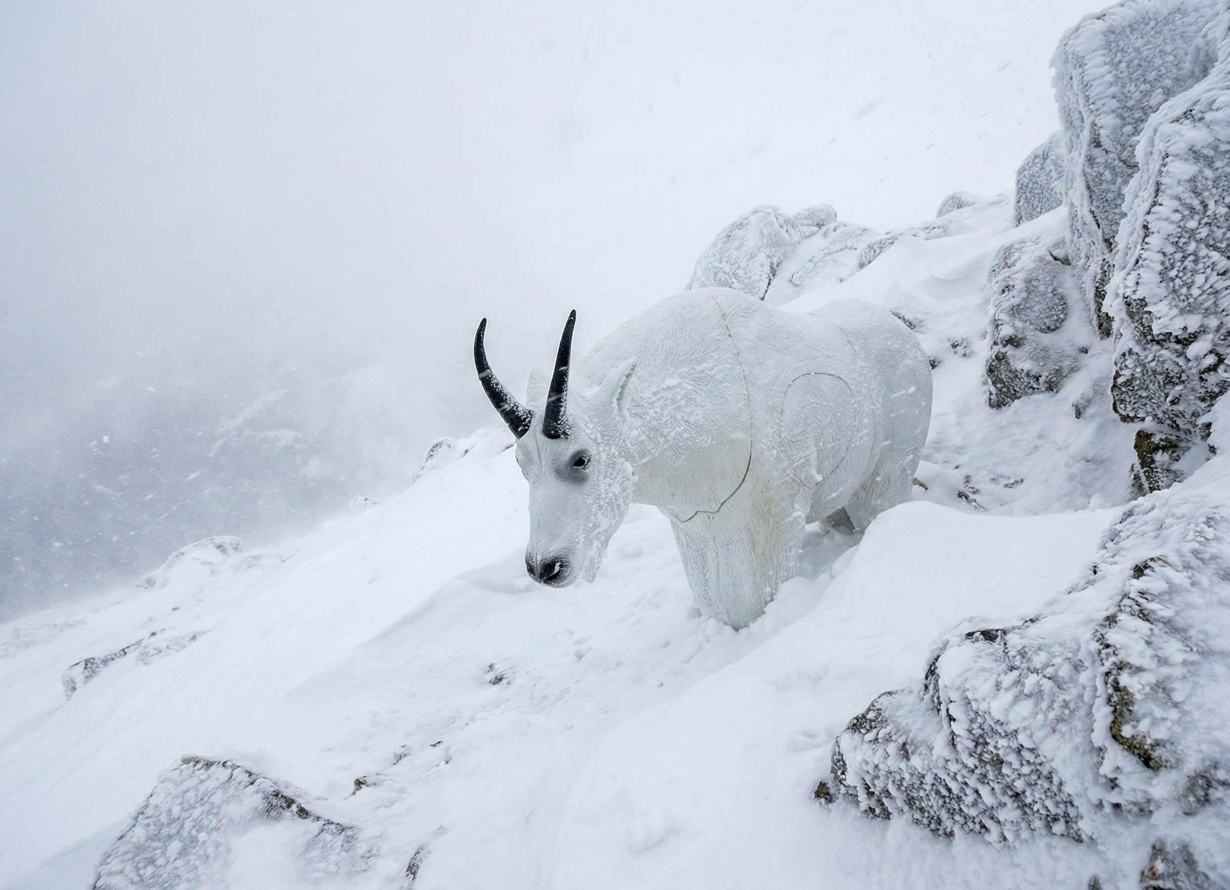 Real Wild 3D Mountain Goat Foam Archery Target – BIGshot Archery