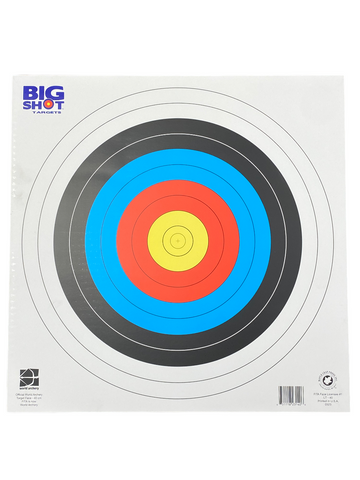 40cm Official FITA 10-Ring Single Spot Paper Target Face