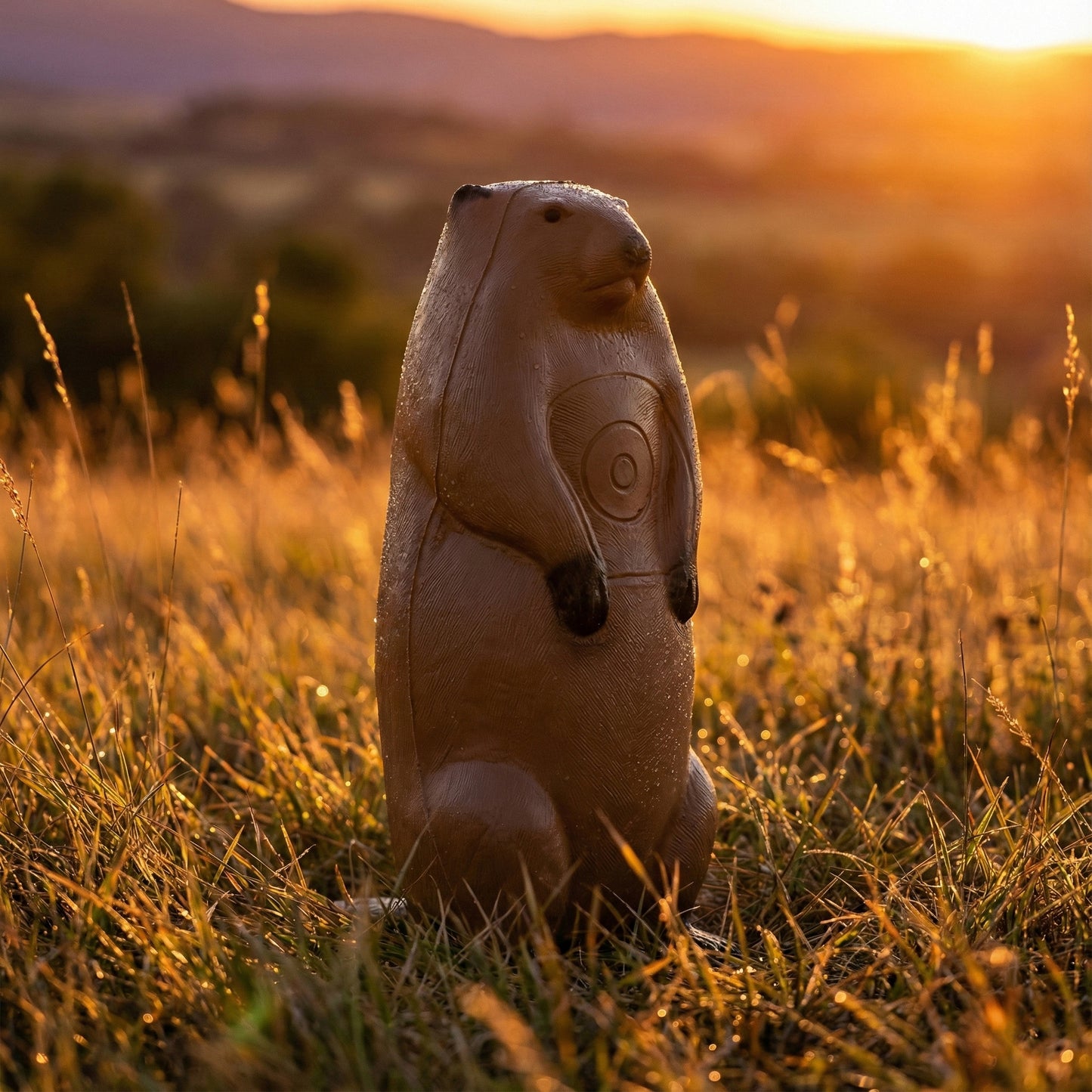 Real Wild 3D Standing Groundhog Archery Target with EZ Pull Foam