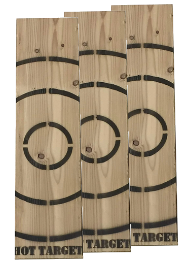 Replacement Axe Target Boards (3 Center boards only)