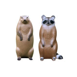 Critter Pack Foam 3D Archery Target Bundle Featuring Realistic Groundhog and Raccoon Targets for Varied Shooting Practice