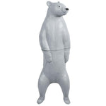 Robust Standing White Bear Foam 3D Archery Target for Realistic Hunting Simulation