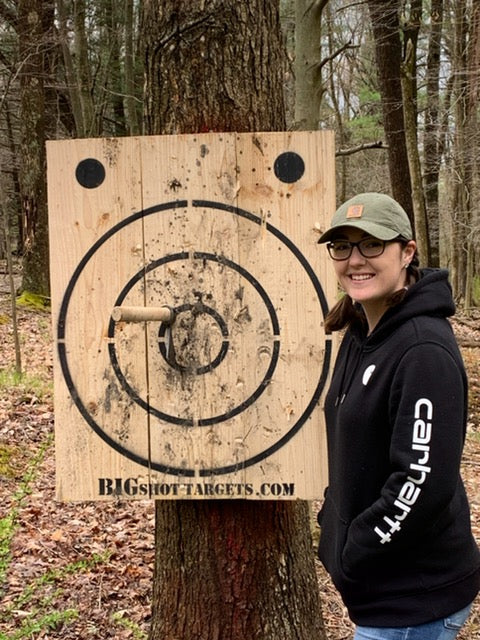 Wooden Axe Throwing Target with Bottle Opener – BIGshot Archery